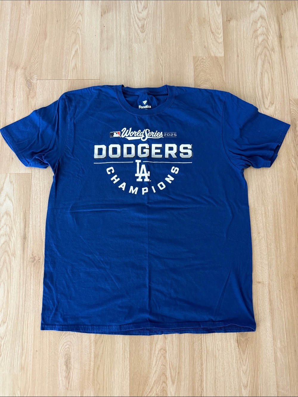 Fanatics Los Angeles Dodgers 2025 World Series Tee Shirt